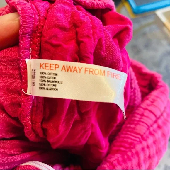 The Bethany Jumpsuit / Anthropologie Pink Cropped Wide Leg Strapless - Picture 7 of 7